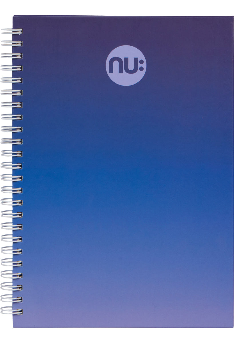 Craze Three Tone Notebook Blue