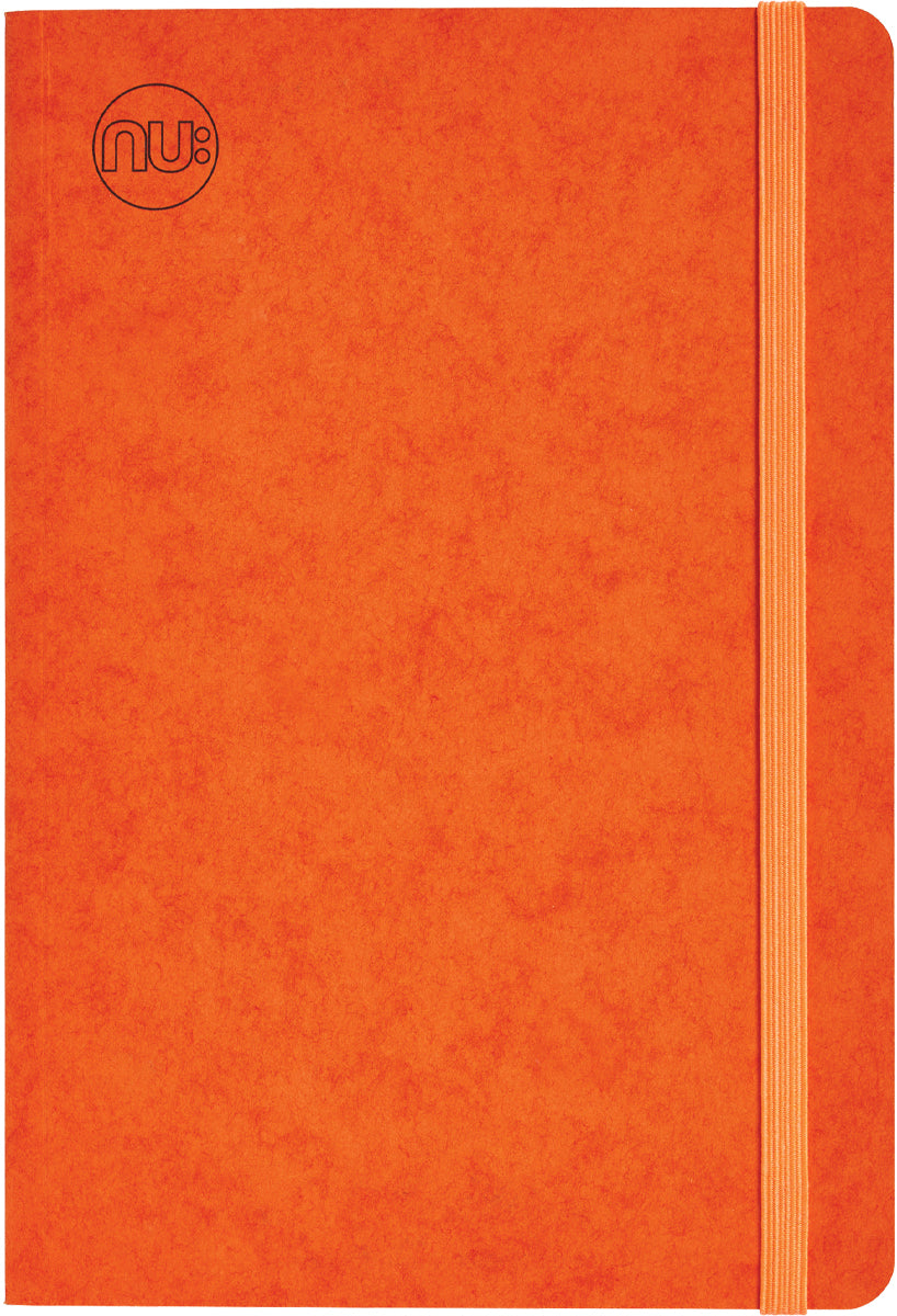 nu: Craze Cloud A5 Journal orange