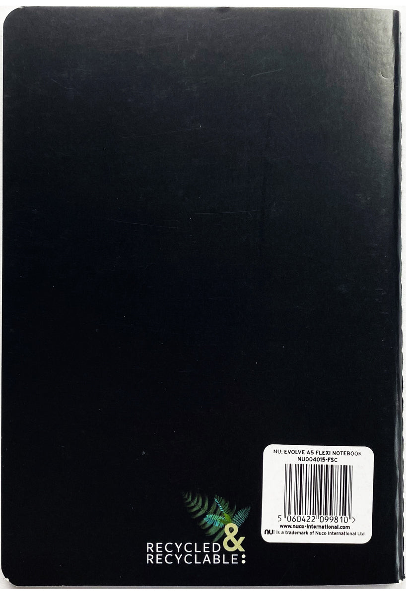 Evolve Stitched Notebook eco friendly back