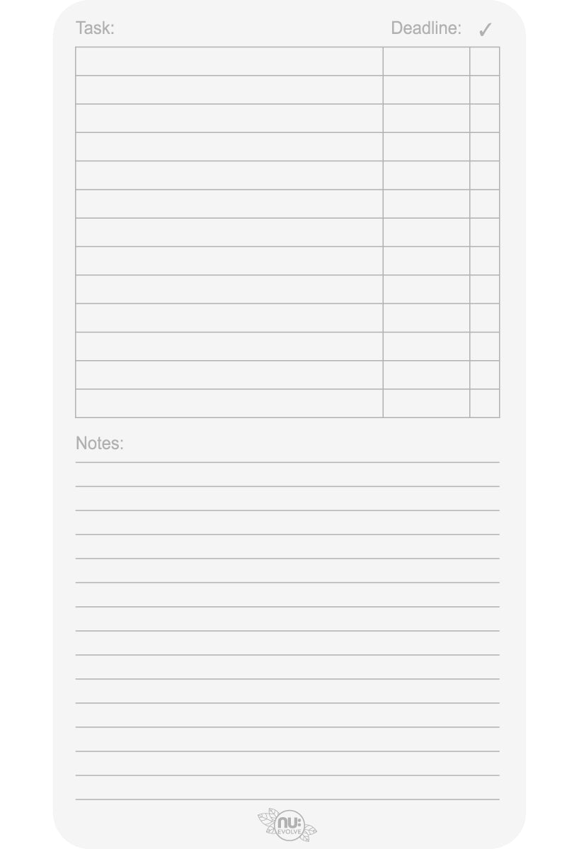 Evolve Things To Do Pad eco friendly inside pages