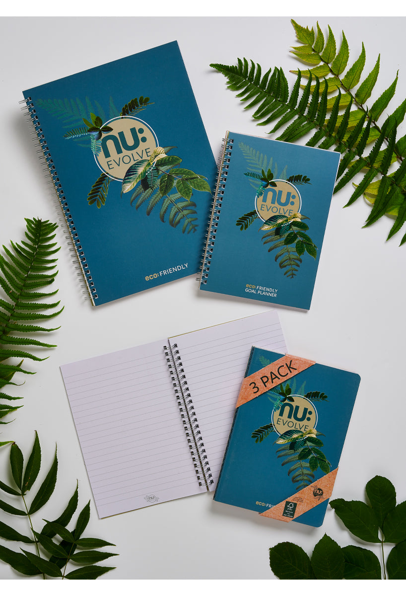 Evolve notebooks blue collection