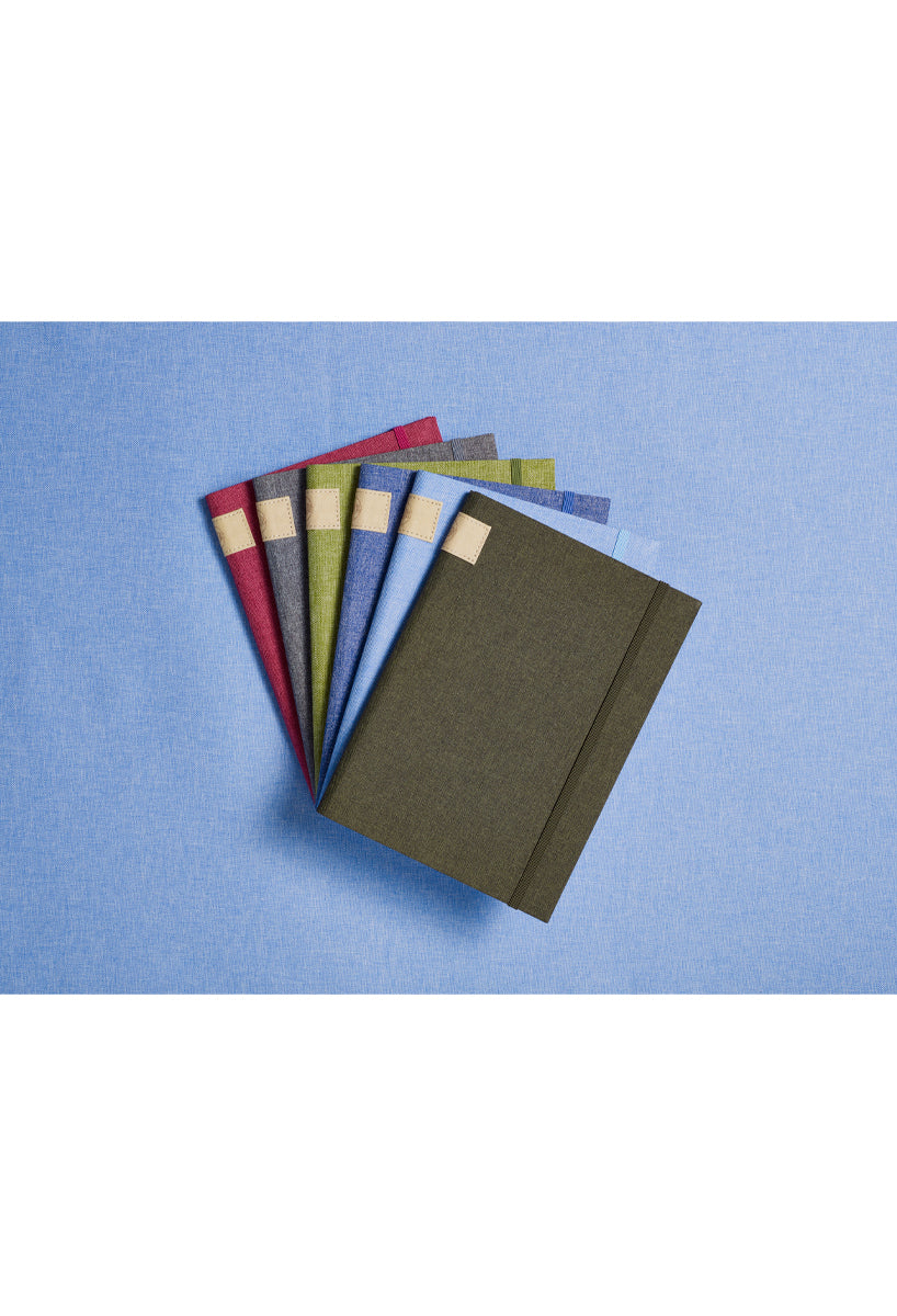 Linen A5 Journal soft fabric notebook collection