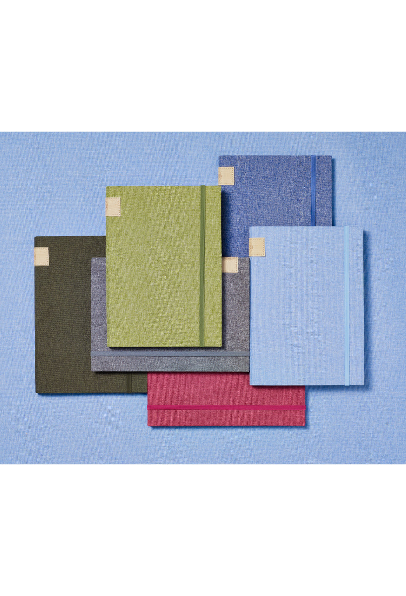 Linen A5 Journal soft fabric notebook collection