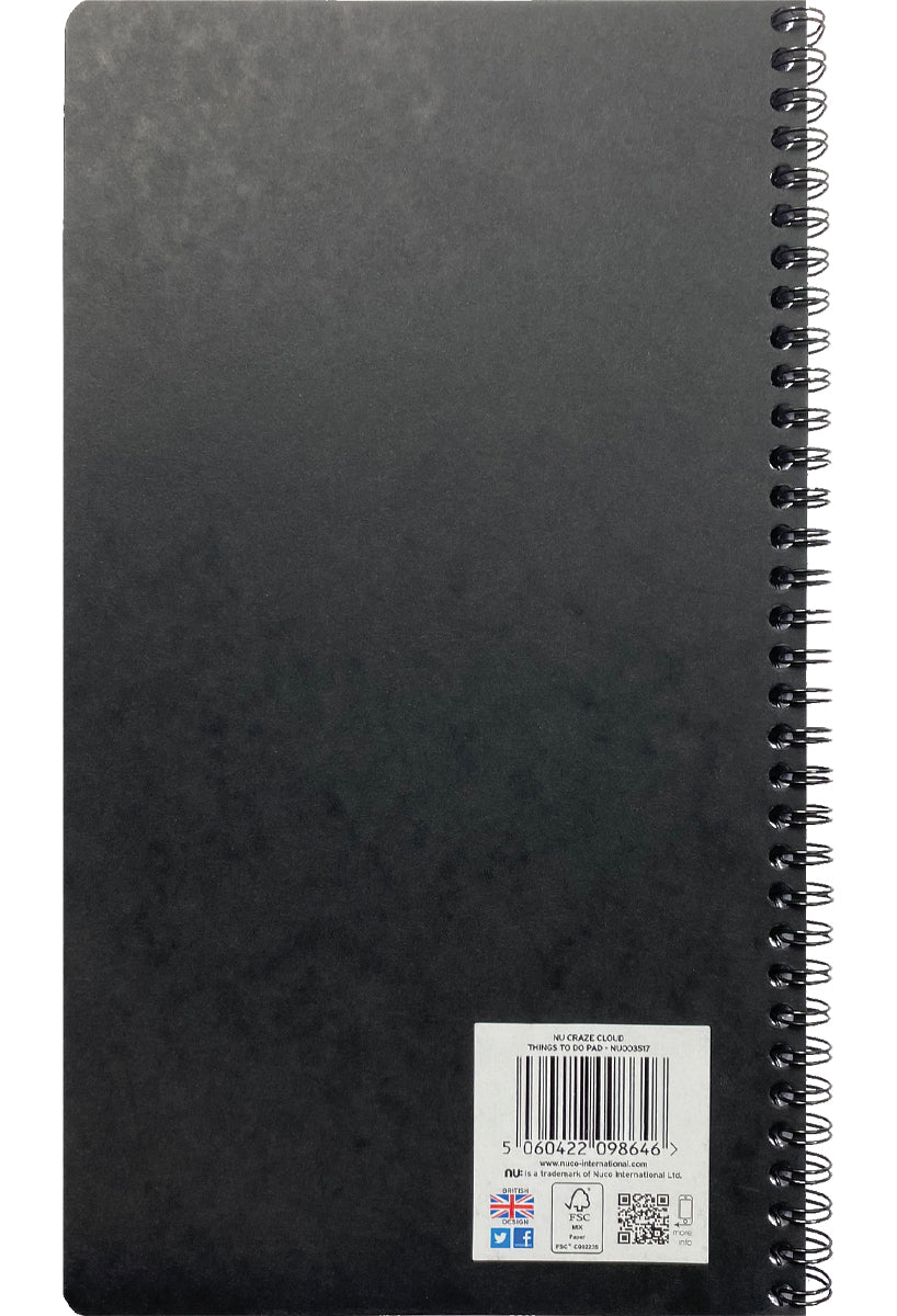 Craze Cloud Things To Do Pad Black back