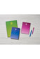 Craze Three Tone Notebooks green blue and pink