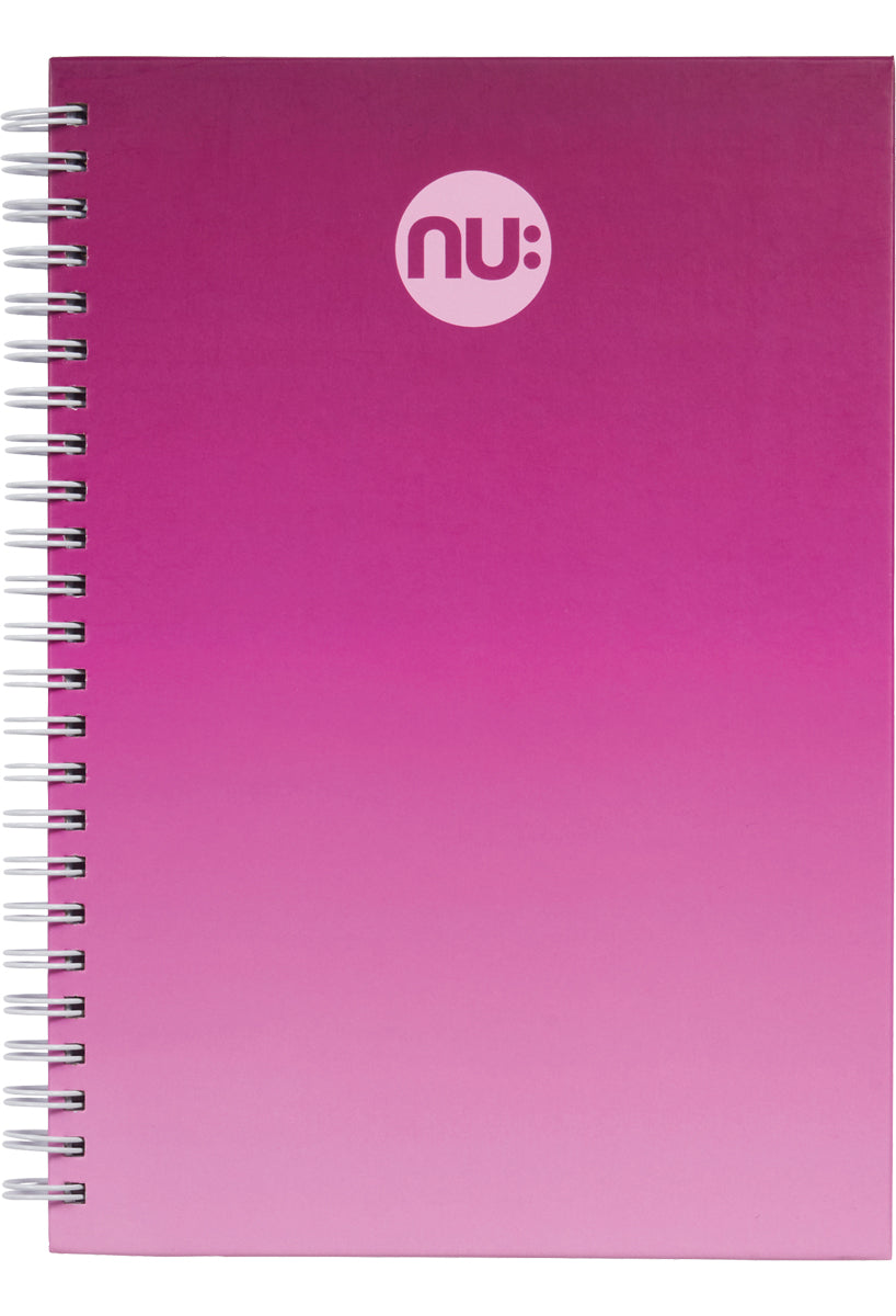 Craze Three Tone Notebook Pink