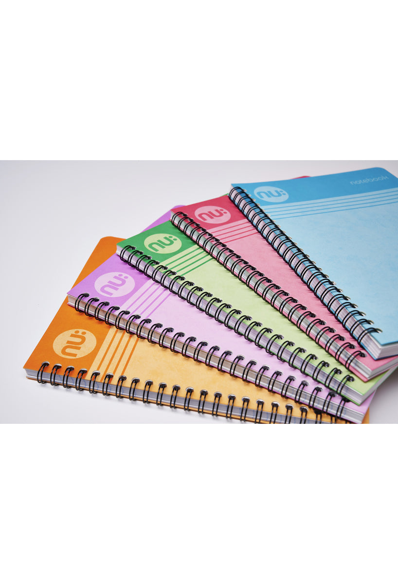 Craze Cloud Pastel Notebook A4, A5 and A6 All colours closer up