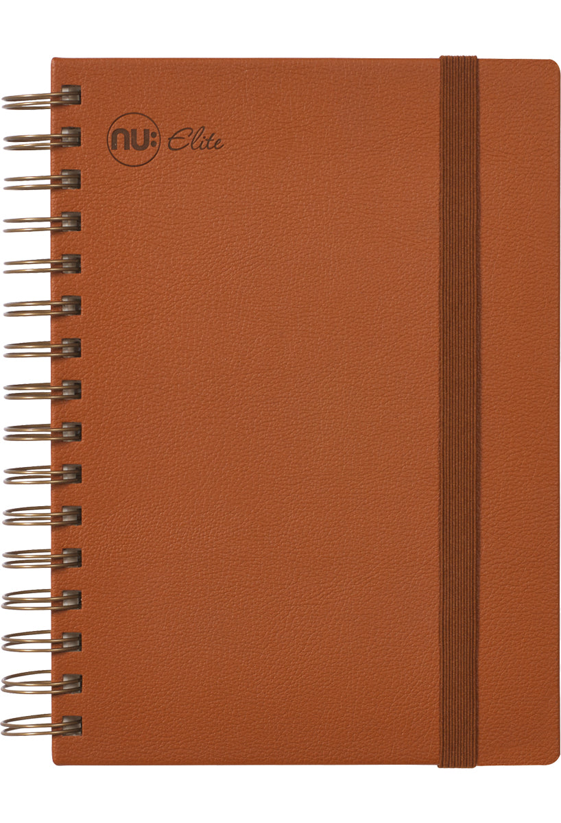 Elite Premium Notebook vegan leather Tan