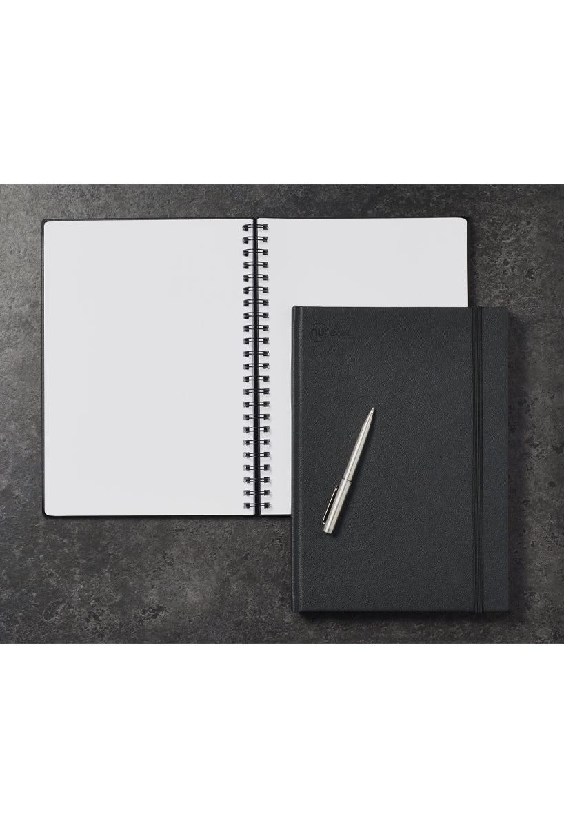 Elite Premium Notebook vegan leather black inside