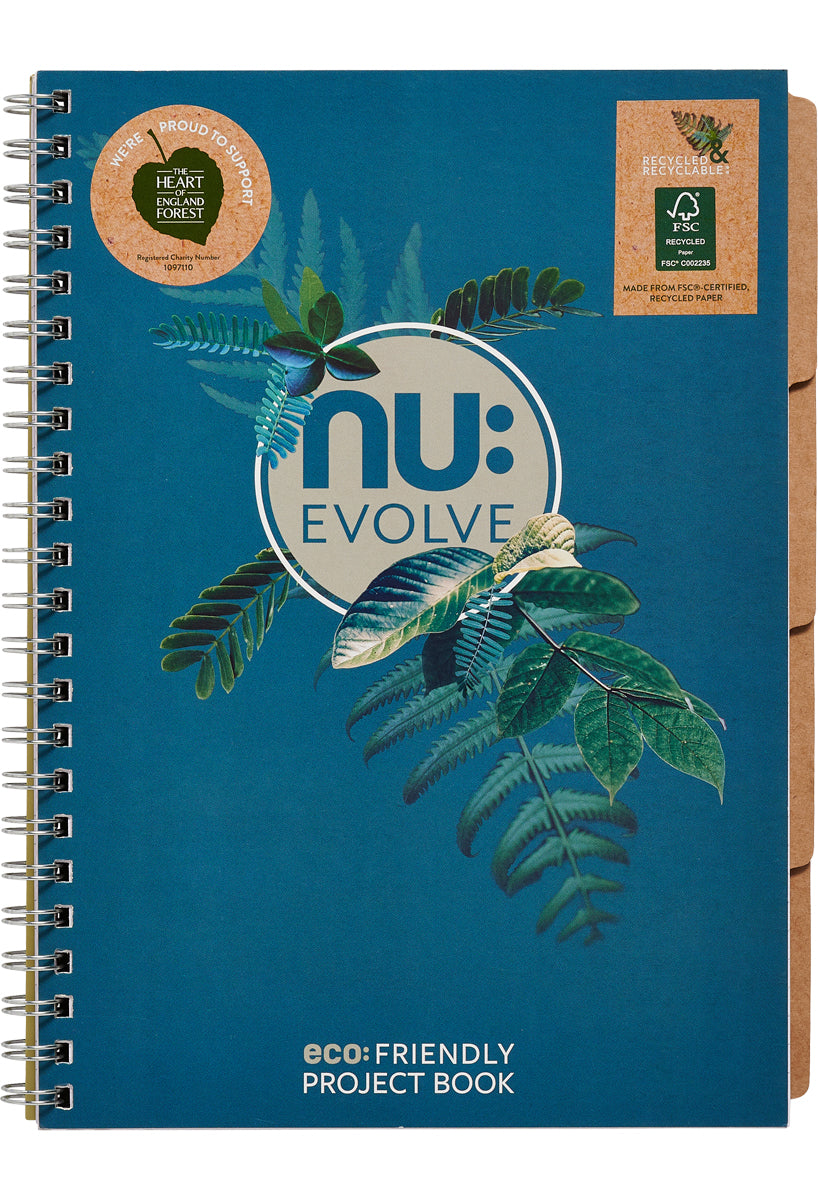 Evolve Project Book eco-friendly notebook blue