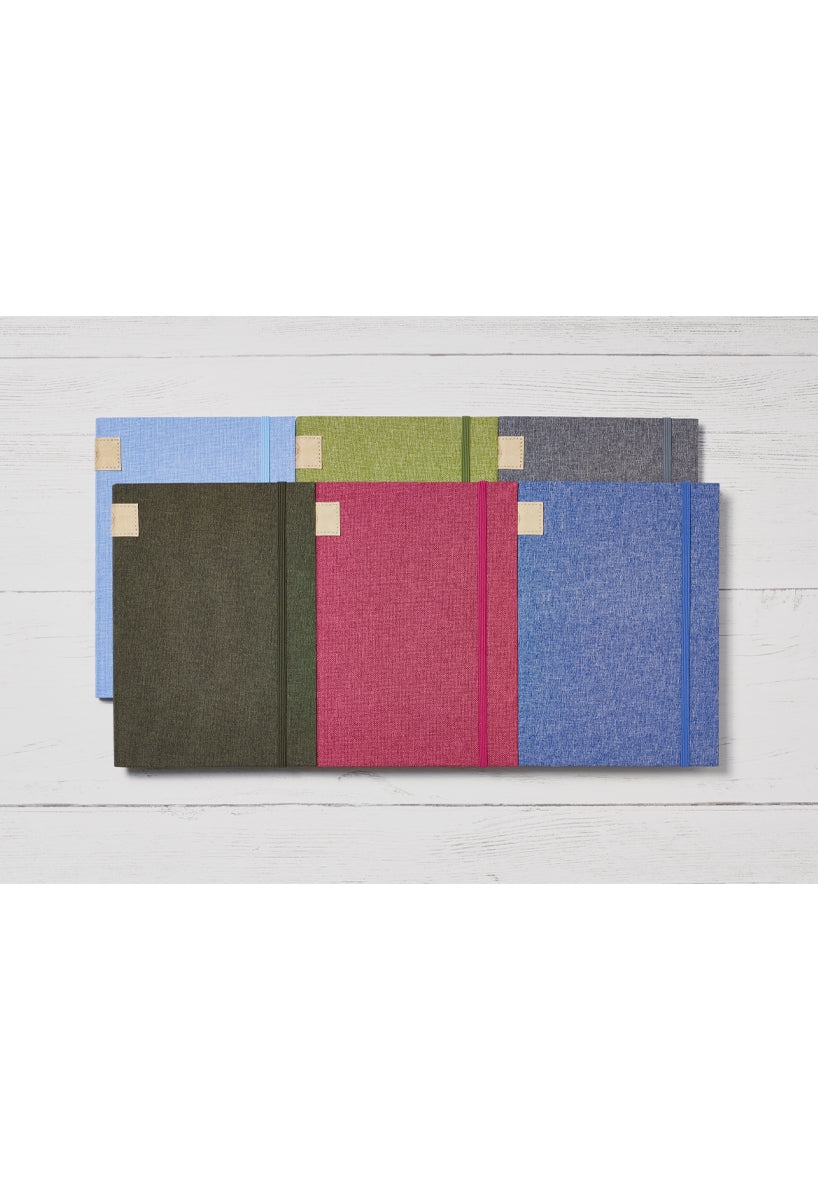 Linen A5 Journal soft fabric notebook collection