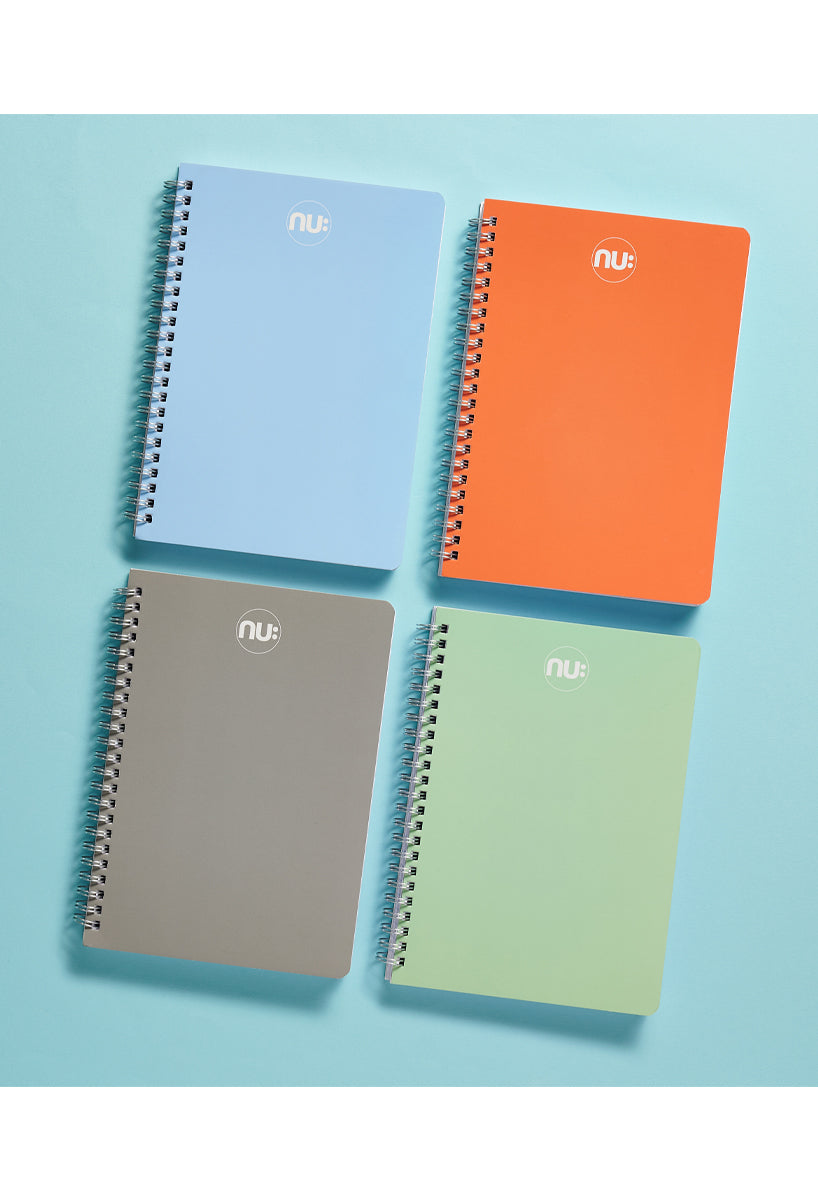 Craze Pastel Notebook 4 notebooks in 4 different colours