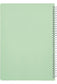 Craze Pastel Notebook mint green back