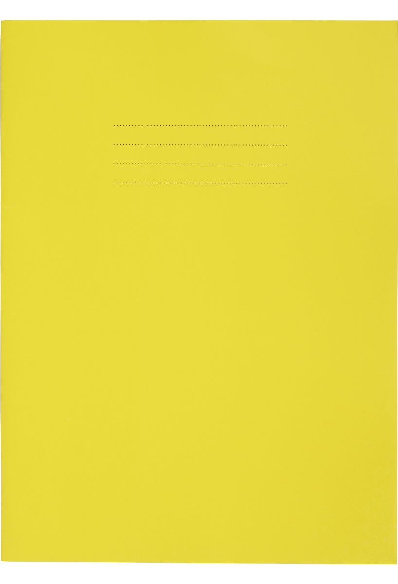 Education A4+ Black Sugar Paper Scrapbook yellow cover
