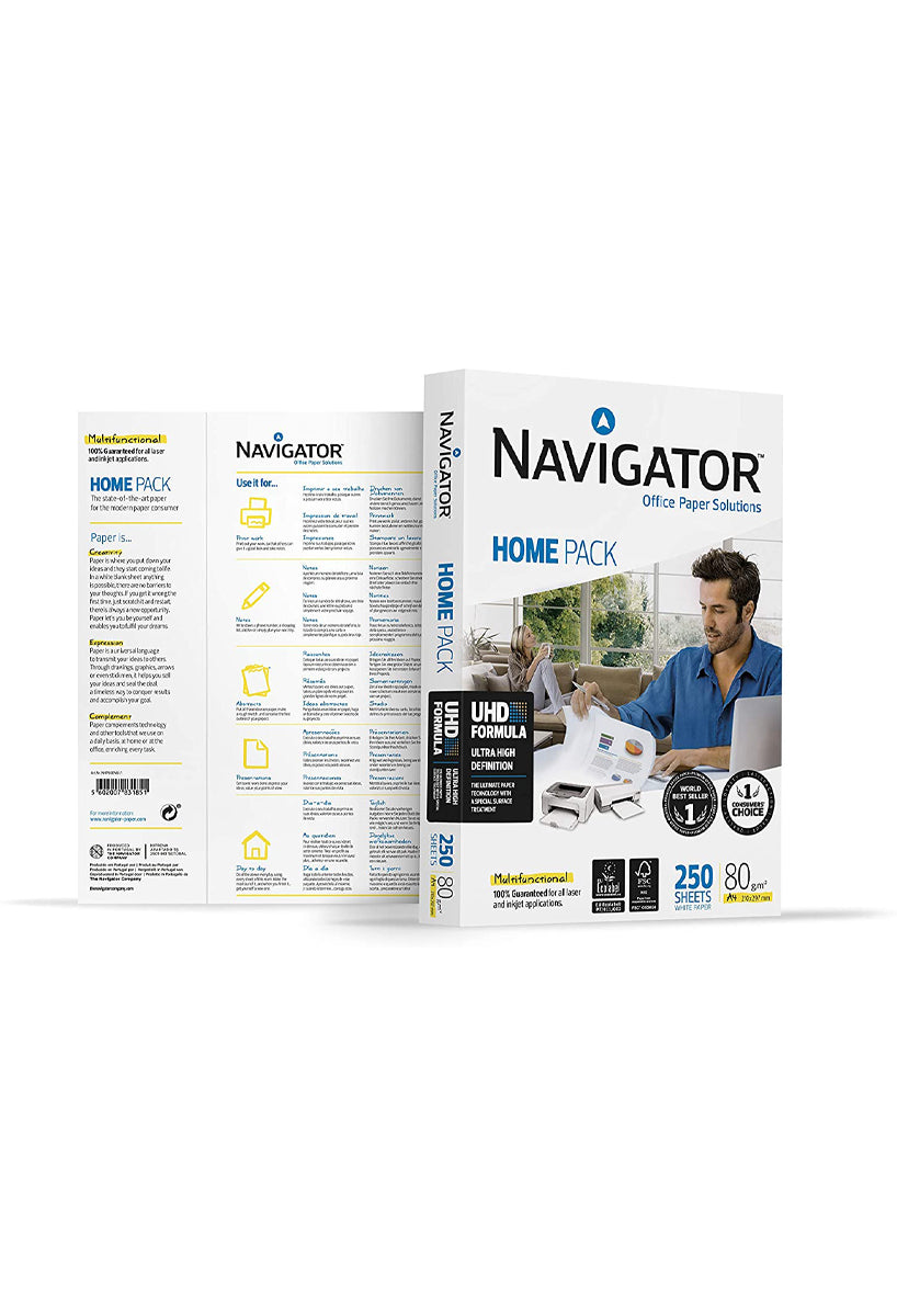 Navigator Home Pack paper ream 80 GSM - 250 Sheet Pack