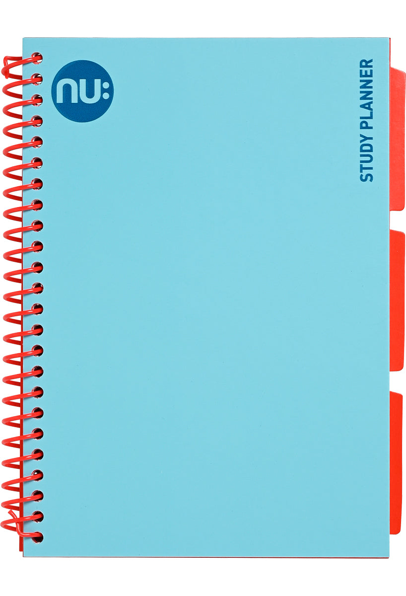 Craze Spectrum Study Planner Notebook Blue