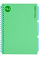 Craze Spectrum Study Planner Notebook Green