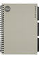 Craze Spectrum Study Planner Notebook Grey