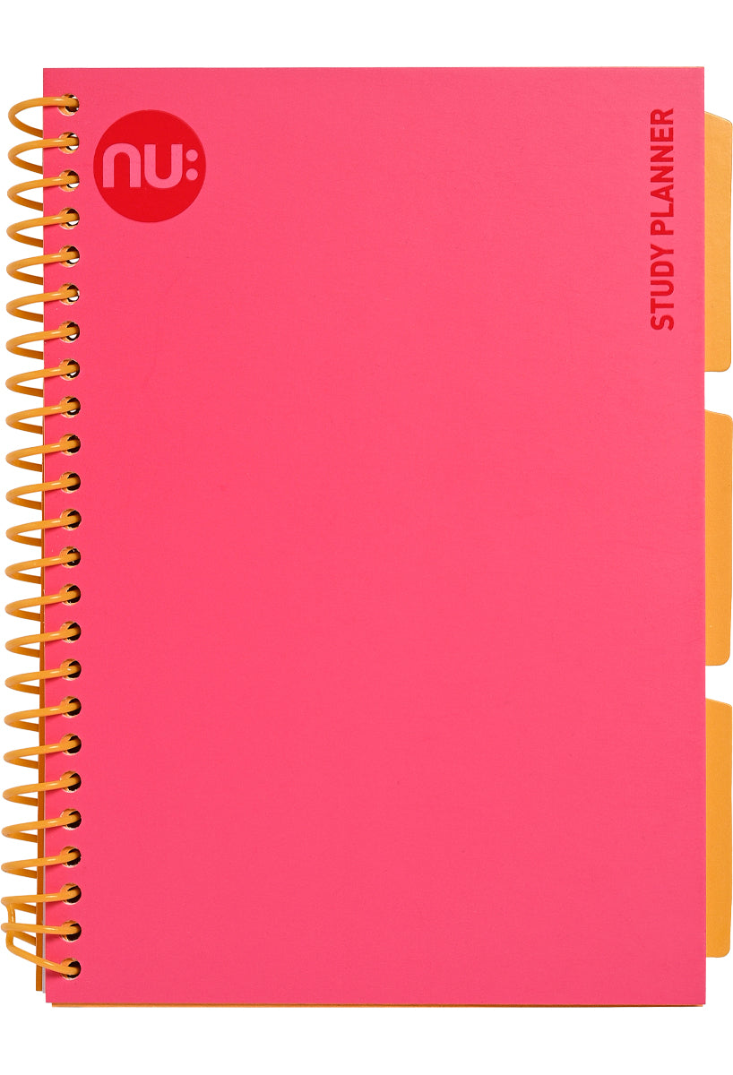 Craze Spectrum Study Planner Notebook Pink