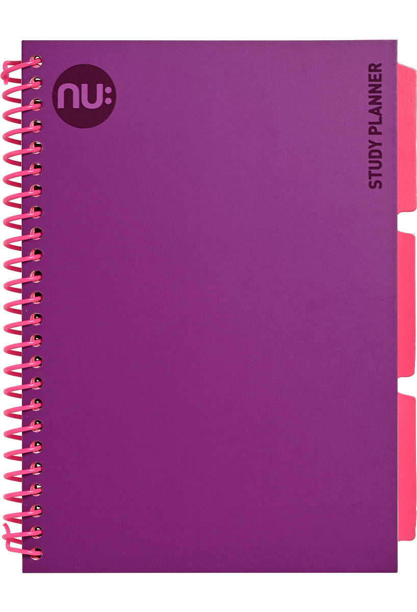 Craze Spectrum Study Planner Notebook Purple