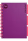 Craze Spectrum Study Planner Notebook Purple
