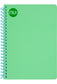 Craze Spectrum Notebook green with blue wiro