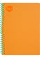 Craze Spectrum Notebook orange with green wiro