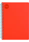 Craze Spectrum Notebook red with blue wiro